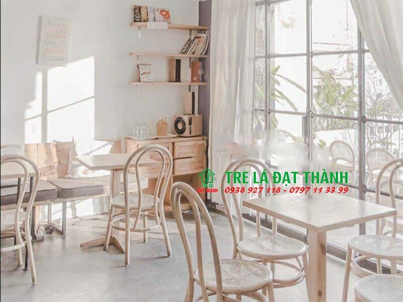 Ghế Thonet Mặt Mây - GTMM006